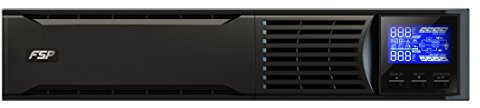 FSP Champ 3KR Fortron 3k Rack Mount, Online-USV, 200 bis 300VAC, mit USB, RS-232 und intelligenten Steckplatz für zusätzliche Schnittstellen, schwarz, 3000 VA / 2700W online 3000va/rack