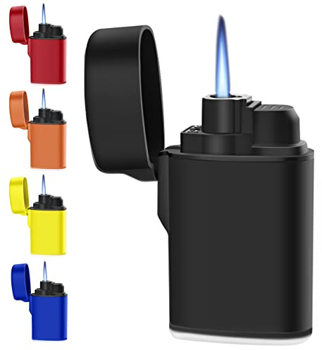 Navpeak Mini Fackel Feuerzeug Winddicht Jet Flame Butan Gas Nachfüllbar für Kerzen, Camping, Kamine, Gasherde,5 Pack (Butan Nicht enthalten)