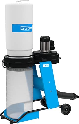 Güde Absauganlage GAA 65.1 (550 W, Luftleistung 1150 m³/h, Unterdruck 1145 pa, fahrbar, Saugschlauch 2 m, Absauganschluss Ø 100 mm, Behältervolumen 65 l, inkl. 4-tlg. Adapter-Set)