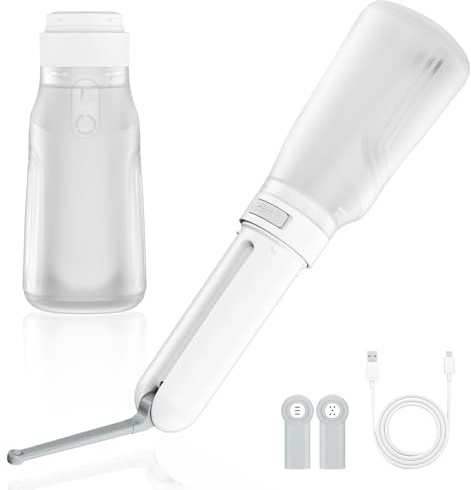 Tragbares Reise-Bidet 400 ml – Handheld, IPX7 wasserdicht, 3 Druckstufen – ideal für Outdoor, Camping & persönliche Hygiene
