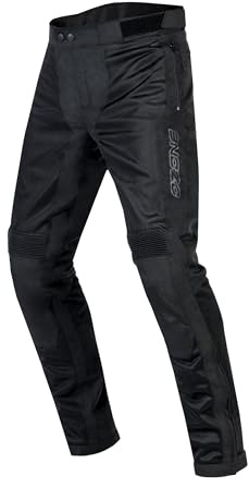 OZONE MOTO Dart Motorradhose Herren | Textil | Knieprotektoren Stufe 1 | Taschen für Hüft und Steißbeinprotektoren | Große Mesh Belüftungspaneele