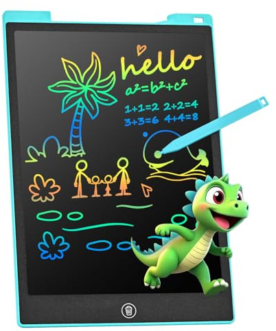 Maltafel Zaubertafel 12 Zoll,PINKCAT Beschäftigung Autofahrt Kinder Spielzeug ab 2 3 4 5 6 7 8 Jahre Flugzeug Reisespiele Unterwegs Junge Mädchen Activity Buch LCD Schreibtafel Wegwischen