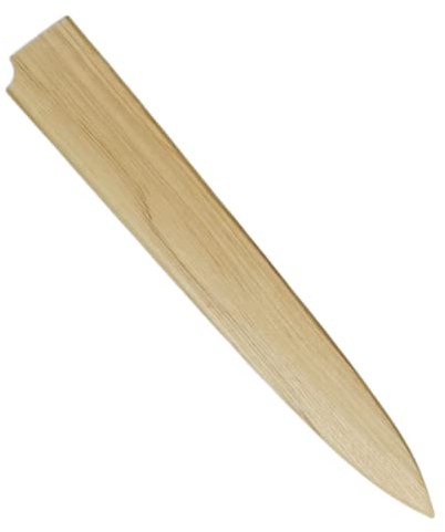Aibote Handgefertigtes Natürliches Weißes Ahornholz Japanische Kochmesser Magnetische Scheide Sakimaru Yanagiba Santoku Sakimaru Kiritsuke Deba Aalmesser Etui Holzabdeckung (240MM,Yanagiba Sujihiki)