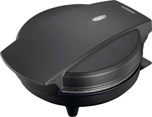 Melissa 16310232 Waffeleisen Schwarz – 700 Watt Eiswaffelgerät für selbstgemachte Waffeln, Eistüten, Waffelhörnchen, inkl. Antihaftbeschichtete Platten, Waffelform und Rezept, Rutschfeste Füße