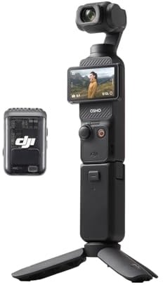DJI Osmo Pocket 3 Creator Combo 4K Action-Kamera mit 1-Zoll-CMOS-Sensor und 3-Achsen-Stabilisierung