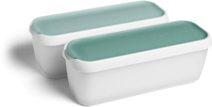 SPRINGLANE 2er-Set Eisbehälter für Speiseeis 1 L, Aufbewahrungsbehälter, Gefrierdosen, Eis-Container BPA-frei in Lebensmittelqualität