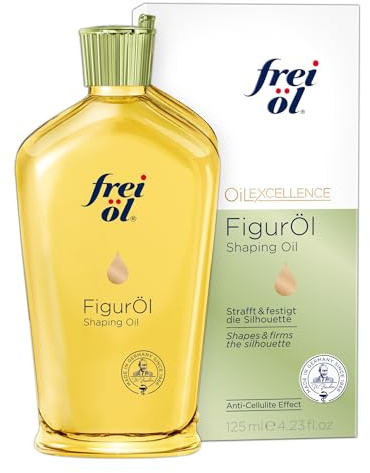 frei öl FigurÖl mit Anti Cellulite Effekt, Körperöl für sensible & alle Hauttypen, strafft und festigt die Haut, Apothekerqualität, vegan, 125 ml