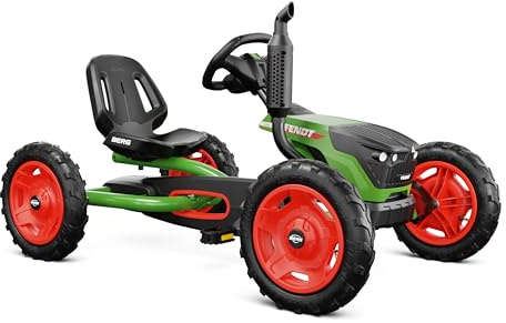 BERG Buddy Fendt Pedal Gokart | Kinderfahrzeug | ab 3 Jahre | Tretfahrzeug mit hohem Sicherheitsstandard | Luftreifen und Freilauf | Verstellbarer Sitz