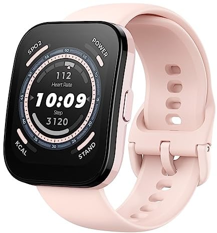 Amazfit Bip 5 Smartwatch Rosa 1.91 Zoll TFT Touchscreen GPS Bluetooth Alexa