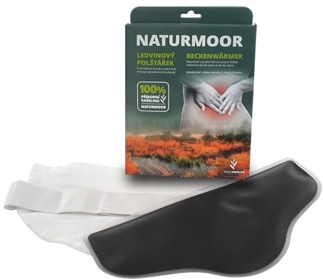 Naturmoor - Beckenwärmer/Rückenkissen/Moorkompresse für Mikrowelle mit Füllung aus Naturmoor und Hülle aus 100% Baumwolle.