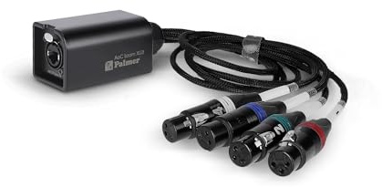Palmer AoC Loom XLRf Audio over Cat Multicore-Adapterkabel von etherCON auf 4 x XLR female
