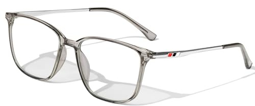 KANASTAL Blaulichtfilter Brille Herren Damen UV400 Schutz | Leicht Metallrahmen, Anti Blaulicht, Gaming Computerbrille, Stylische Brille, Bildschirmbrille, Homeoffice, Ohne Stärke