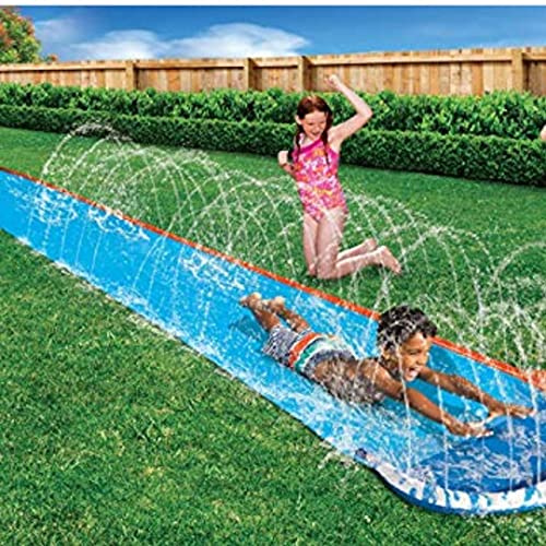 Kids Speed Blast Aufblasbare Wasserrutsche – Sommerspaß mit Sprinklern – 4,8 m