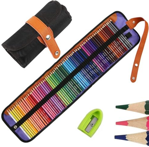 Nakeey 72 Buntstifte Set, Zeichnen Bleistifte Art Set für Professionelle Farbmischung Malen und Skizzen, Holzfarbstifte für Malbücher für Erwachsene Schüler Kinder