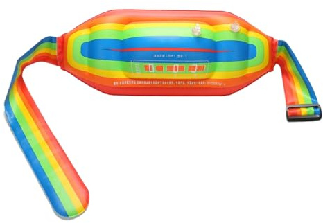 Aufblasbarer Schwimmgürtel - Verstellbare Schwimmhilfe Für Sicherheit Im Pool - Trainingsgürtel Aquasport, Anfänger - Dickes PVC-Material Gürtel Schwimmgurt Für Kinder Anfänger