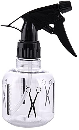 PONIK'S PROFESSIONAL - Friseursprühflasche | Sprühflasche für Haare | Zerstäuber | Wassersprühflasche Feiner Nebel | Wassersprüher | Transparent | 250 Ml