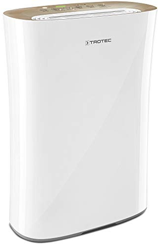 TROTEC Luftreiniger AirgoClean 110 E - HEPA-Filter für Allergiker - Räume bis zu 25 m²/63 m³, Gebläsestufen 4, entfernt 99,97% der Partikel, Pollen, Staub