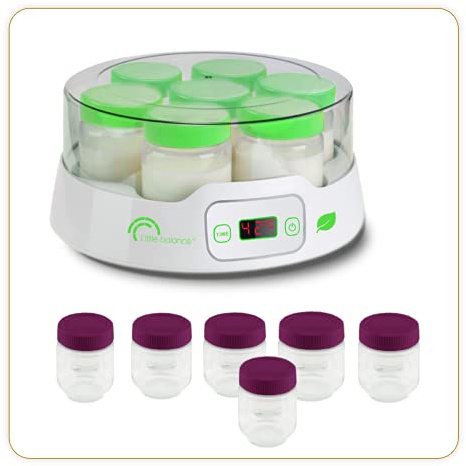 Macchina Per Yogurt - Little Balance - Digitale - 7 Vasetti + 6 Vasetti Aggiuntivi