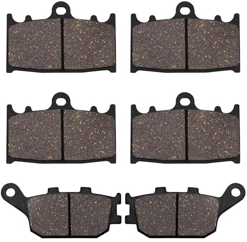 Yerbay Bremsbeläge Vorne Und Hinten Kit für Suzuki GSF650 Bandit GSX 650 2008-2014/ SV 1000 2003-2007/ GSF 1250 Bandit 2007-2016/ GSX 1250 2010-2016/ GSF 1200 Bandit 2006-2010