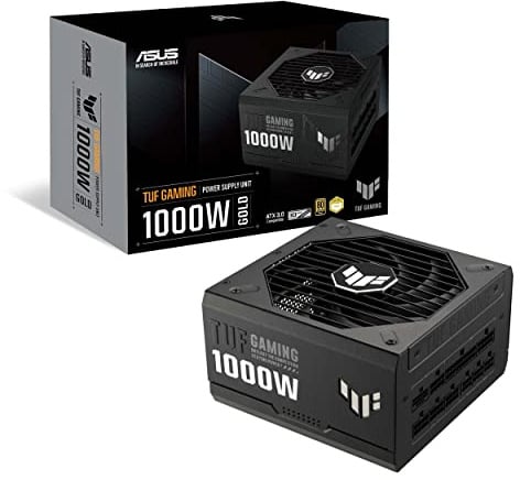 ASUS TUF Gaming 1000W Gold Netzteil (1000 Watt, Vollmodular, ATX 3.0-kompatibel, Axial-tech Lüfter, PCB-Beschichtung, Doppelkugellager)