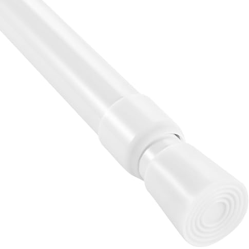 Youyijia Gardinenstange ohne Bohren 103-190CM, Teleskopstange, Vorhangstange & Duschstange mit verstellbarer Länge, Ø19-22mm – Perfekt für Fenster, Badezimmer & Schrank (Weiß)