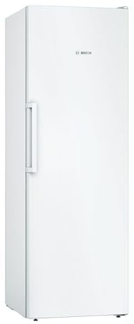 Bosch Serie 4 GSN33VWEP Freistehender Gefrierschrank – NoFrost, BigBox, VarioZone, SuperGefrieren, MultiAirflow für gleichmäßige Kühlung, Touch-Bedienfeld, Weiß, 225 L (176 x 60 cm)