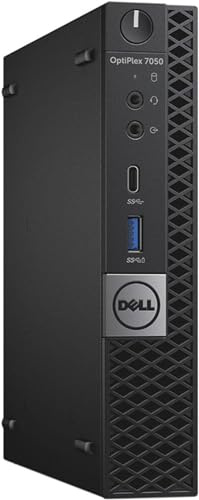Dell Mini PC Optiplex 7050 Desktop-Computer Windows 11 Pro + Office 2021| Core i5 7500t | RAM 16 GB | SSD M.2 256 NVME | WiFi BTH Mini-Computer (nur PC) (Generalüberholt)