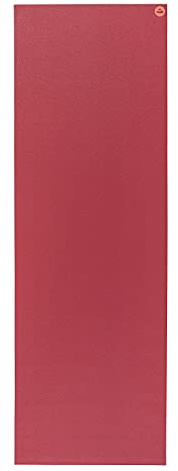 Bodhi Yogamatte Rishikesh Travel | Superleicht & Faltbar | Rutschfeste Travelmat | Made in Germany | Reisematte für Yoga & Pilates | Fitnessmatte zum Reisen | OEKO-TEX 100 | bordeaux