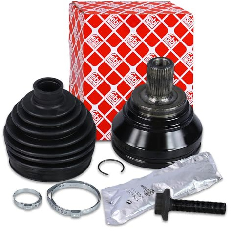 febi bilstein 109402 Antriebswellengelenksatz, 1 Stück | Kompatibel mit: AUDI A3, A3, A3 Cabriolet, A3 Cabriolet, A3 Limousine, A3 Limousine, A3 Sportback, A3 Sportback, A3 Sportback