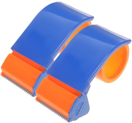 ELAYARD 2 Stück Klebebandabschneider für Verpackungen mit Ergonomischem Design aus Kunststoff Leicht zu Bedienen für Lager und Verpackungsarbeiten