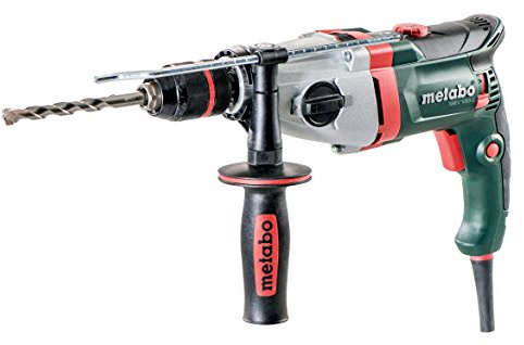 metabo Schlagbohrmaschine SBEV 1000-2, 1010W Bohrmaschine mit metaBOX | Zweigang-Getriebe, Vario-Tacho-Constamatic Vollwellenelektronik, S-automatic Kupplung, 4m Kabel, inkl. Futuro Plus Futter