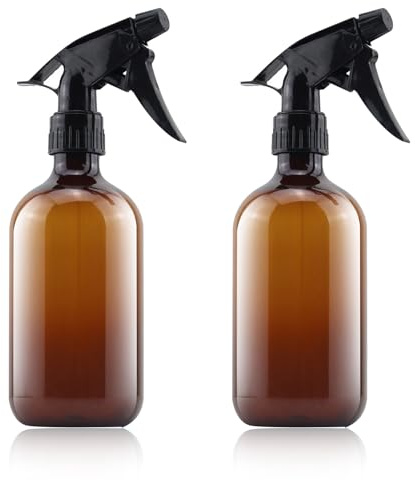 XHSBBB Sprühflaschen Wassersprühflasche 2 Stücke Kunststoff Zerstäuber Sprühflasche Mister Sprüher leerer Sprühbehälter für Garten Pflanzen Blumen 500ml