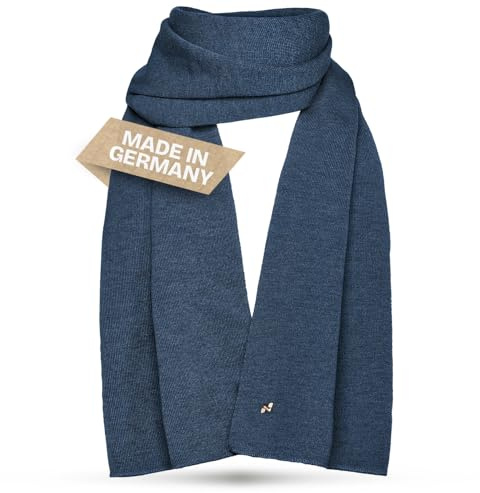 NYTTED® hochwertiger Merino Schal - 100% feinster Merinowolle für Damen & Herren kuschelig weich & sehr warm - Schal Damen Winter Schal Herren Merino Wolle Winterschal Herren Herren Schal Schal Damen