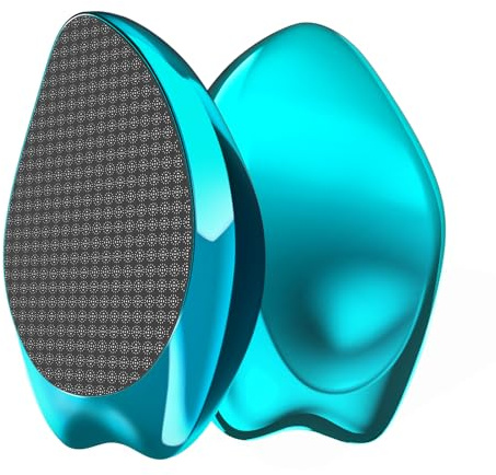 AnjoCare 2in1 Nano Glas Hornhautentferner,Hochwirksame Hornhaut Entfernung für Nass&Trocken Füsse,Professionelle Hornhautfeile hornhautraspel zur Fußpflege sicher&schnell Hornhautentfernung (Blau)
