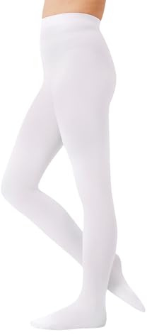 CozyWow Strumpfhose mädchen 60 Den Halb-blickdichte Ballett Strumpfhose Microfaser Tanzstrumpfhose mit Fuß