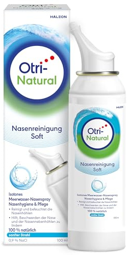 OtriNatural Nasenreinigung Soft isotones Meerwasser Nasenspray, 100 ml Lösung