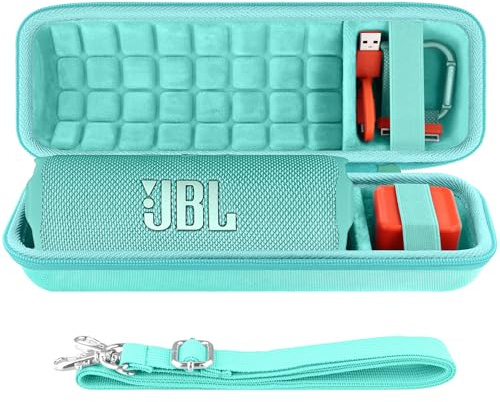 co2CREA Harte Schutzhülle für JBL Flip 7 flip6 flip 5 Lautsprecher | Stoßfeste Hartschalentasche mit Schultergurt für Outdoor-Ausflüge und Reisen