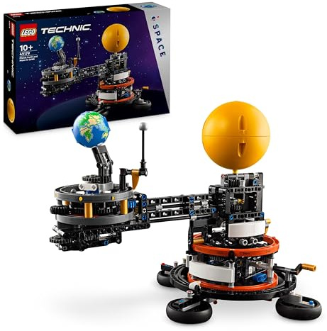 LEGO Technic Sonne Erde Mond Modell Spielset, Geschenk für Kinder ab 10 Jahren, Weltraum Spielzeug zur Darstellung des Sonnensystems, lässt Jungen und Mädchen fantasievoll Spielen 42179