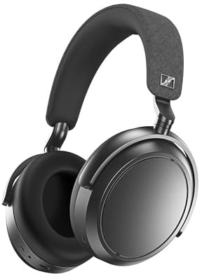 Sennheiser Momentum 4 Wireless Over-Ear Kopfhörer mit Aktiver Geräuschunterdrückung, 60h Akku, Bluetooth 5.2, Graphite