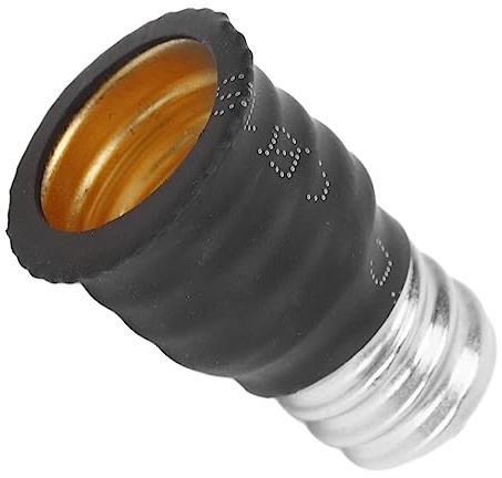 Haofy E12 auf E14 Adapter, 6 STK. Benutzerfreundlichkeit Einfach zu Installierender E14-auf-E12-Lampenadapter. Isolationsbeständig, Hitzebeständig für Wohnzimmerkorridore