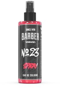 Barber Marmara No.23 Eau De Cologne Turkish Aftershave Musk 400ml | Fresh Citrus, Blackcurrant, Dark Musk and Earthy Notes. Long Lasting Turkish Barbershop Fragrance.
