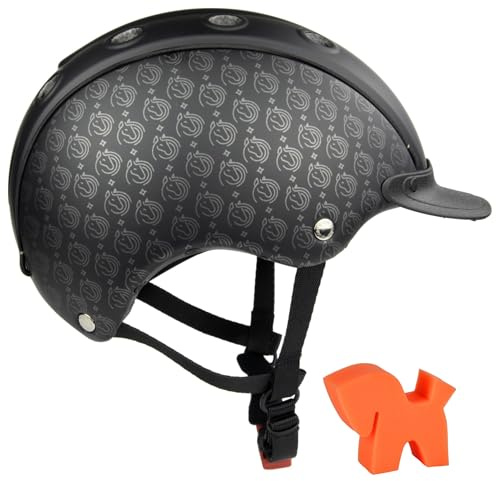 RL24 - Casco Kinder Reithelm – Farben & Größen | Inkl. Putzschwamm – ergonomische Reitkappe – optimal belüftet – Reit-, Fahrrad- & Skihelm