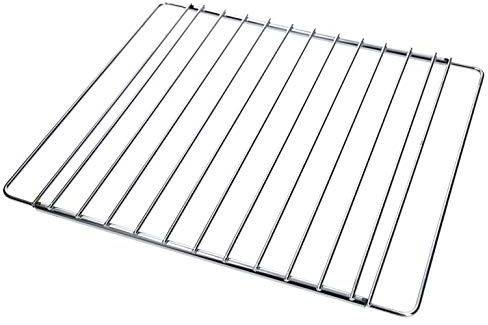 DL-pro Grillrost Backgitter 35-56 cm ausziehbar für Whirlpool Wpro 480181700954 verchromter Edelstahl Backofengitter universell einsetzbar für Backofen Herd Ofen