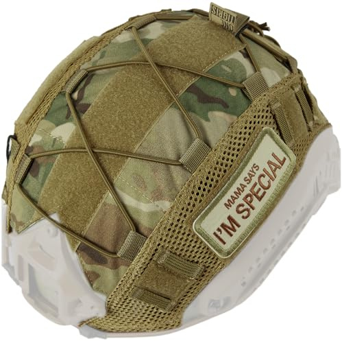 OneTigris Taktischer Helmüberzug Fast Helmbezug für Ops-Core Fast PJ und OneTigris PJ/MH in Größe M/L