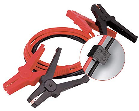 Petex 44624598 Starthilfekabel 35 mm², mit Überspannungsschutz, Länge 4,5 m, rot, schwarz