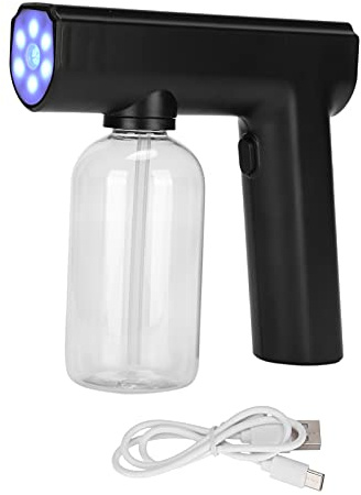 3t Group Mini-Desinfektionspistole, Nebelpistole, Elektrische Nebelzerstäuber-Sprühpistole, Hand-Desinfektions-Nebelpistole, Wiederaufladbare Nanometer-Desinfektionsmaschine für (Schwarz)
