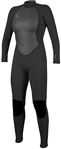 O'Neill Damen Reactor II 3/2 mm Back Zip Full Wetsuit, Schwarz (Black),40 EU (US 10)