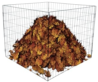 ACAZA Komposter aus Stahldraht, 70 x 90 cm