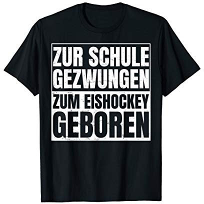 Eissport Eishockey Geschenk für Wintersport Fan T-Shirt