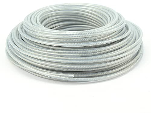 BIGP Trimmerfaden Stahldraht 3,0 mm x 40 m - Robuster Mähfaden für Rasentrimmer & Freischneider - Universeller Nylon-Stahl-Trimmerfaden für Überwuchertes Gras, Unkraut und Gartenarbeit